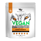 White Wolf Nutrition Vegan Superfood Protein Blend 2.25kg (75 Serves) Salted Caramel